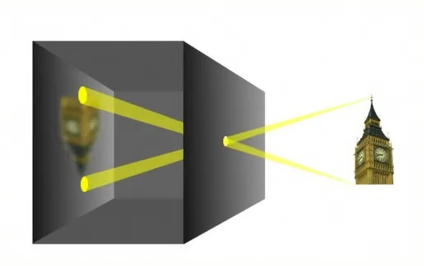 Перевернутый дом на стене: как занавеска создала оптическое чудо