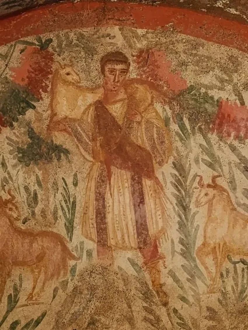 Обнаружен редкий образ юного Иисуса: древняя фреска из турецкой гробницы