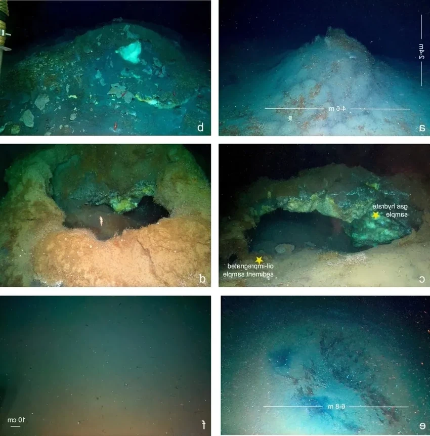 На дне Арктики нашли самые глубокие газовые гидраты и метановый фонтан