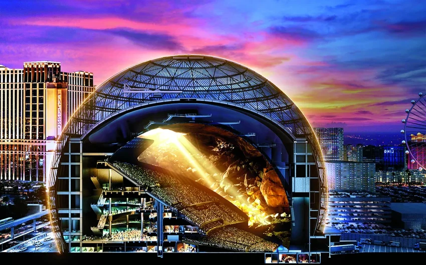 MSG Sphere в Лас-Вегасе: самый большой сферический экран в мире