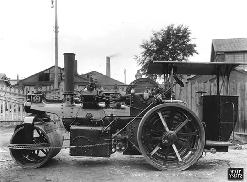 Советские дорожные катки начала века: как выглядела красивая спецтехника