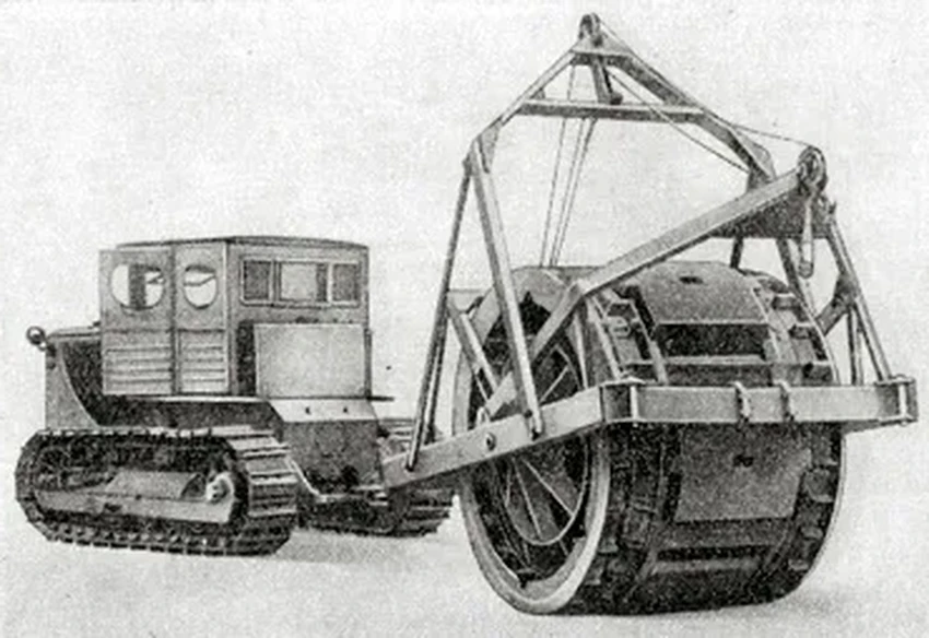 Каток Д-390: как забытая советская машина строила ГЭС и каналы