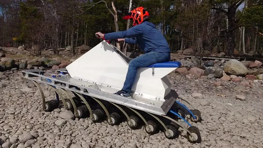 Зачем 18 колёс? Финский вездеход против законов физики