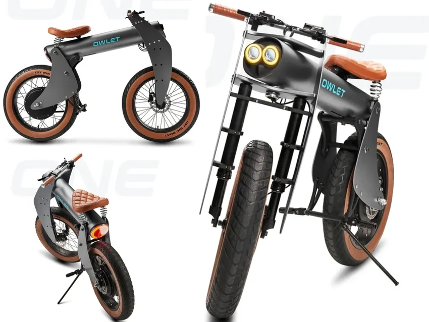 Зачем электромопеду меняющаяся колесная база и ретро-дизайн? Обзор Owlet One