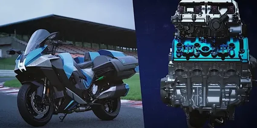 Kawasaki представила водородный мотоцикл: будущее ДВС начинается сейчас