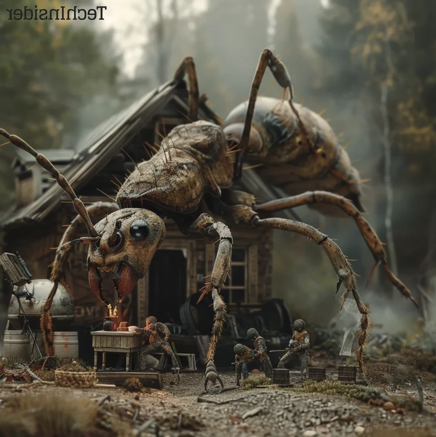 Гигантские насекомые: как выглядели бы пауки и пчелы размером с дом