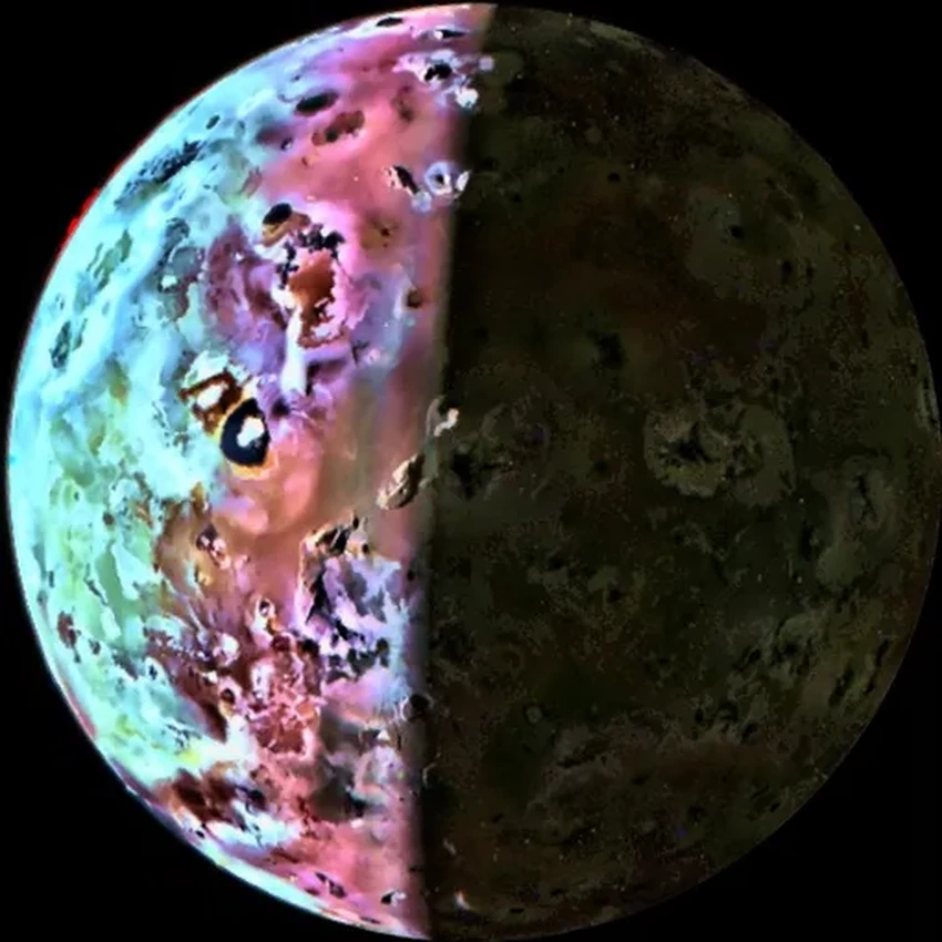 «Юнона» сняла хаотичную красоту облаков Юпитера