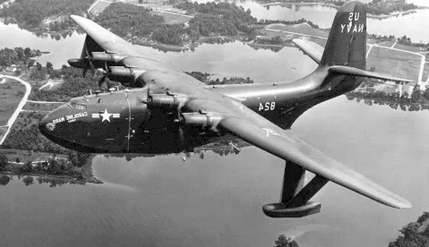 Гигантский гидроплан Mars: последний перелет в музей