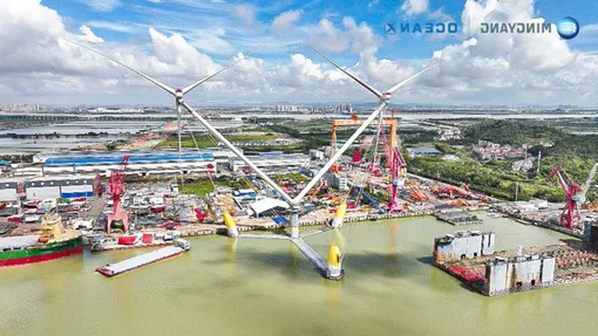 Двойные ветряки на одной платформе: почему эта конструкция устойчивее к штормам