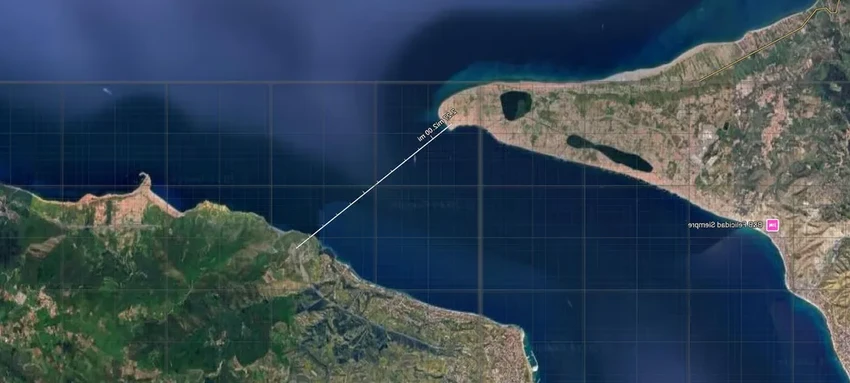 Невероятный переход: 3,6 км по слэклайну через Мессинский пролив