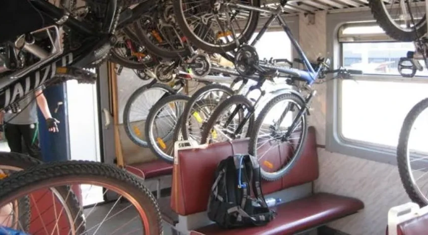 Как провозить велосипед в электричке: правила, места в вагоне и как сэкономить