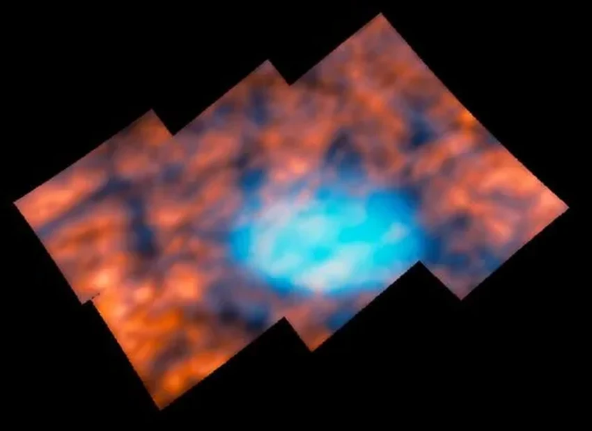 Телескоп «Джеймс Уэбб» обнаружил загадочные светящиеся структуры над Большим Красным Пятном