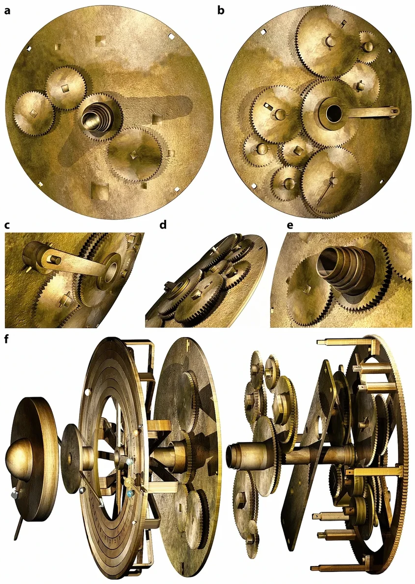 Гравитационные волны раскрыли календарь древнего Антикитерского компьютера