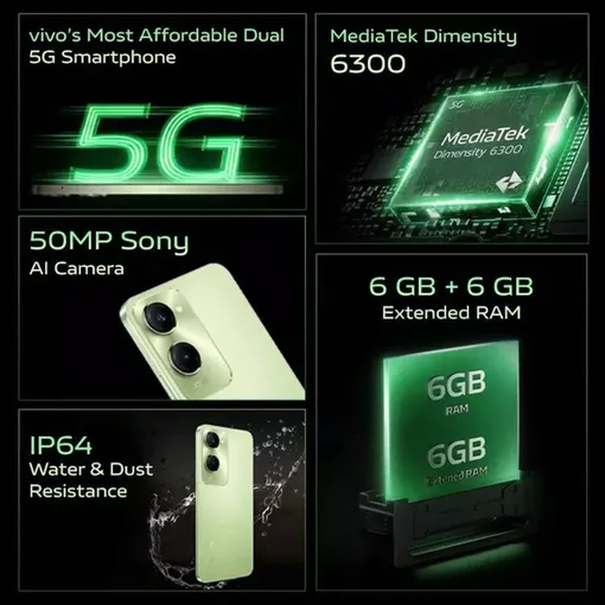 Бюджетный vivo T3 Lite 5G с экраном 90 Гц: характеристики и цена