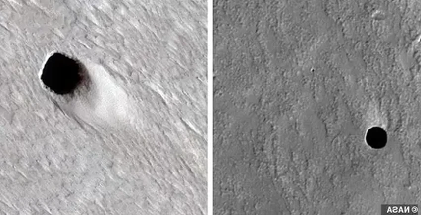 Загадочная дыра на Марсе: вход в убежище для жизни и будущих астронавтов?