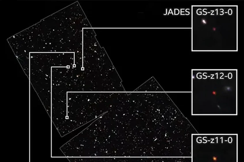 «Джеймс Уэбб» нашел углерод в галактике возрастом 350 млн лет после Большого взрыва