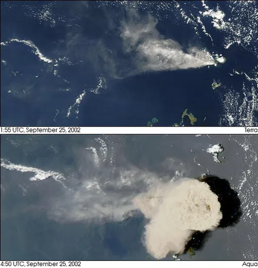 Извержение вулкана Руанг: фото, эвакуация и угроза цунами