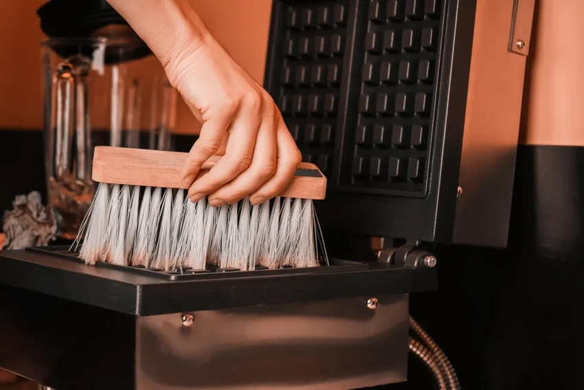 Как легко почистить электровафельницу с несъёмными антипригарными панелями