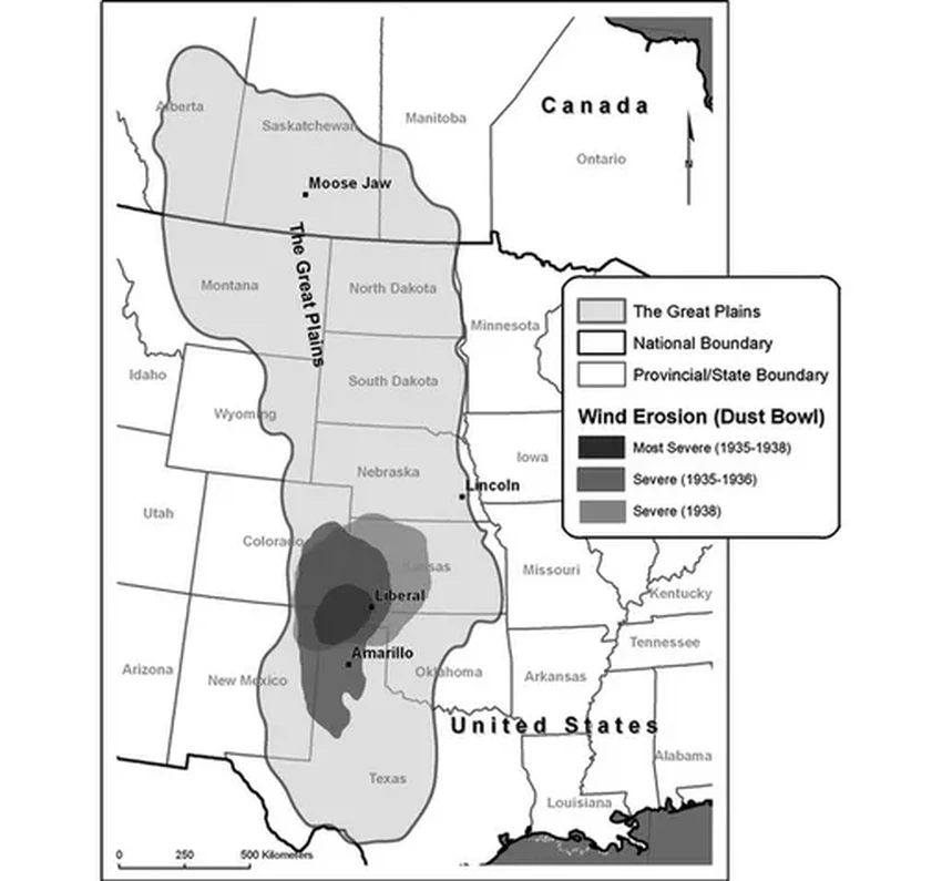 «Пыльный котел» в США: как экологическая катастрофа 1930-х изменила Америку