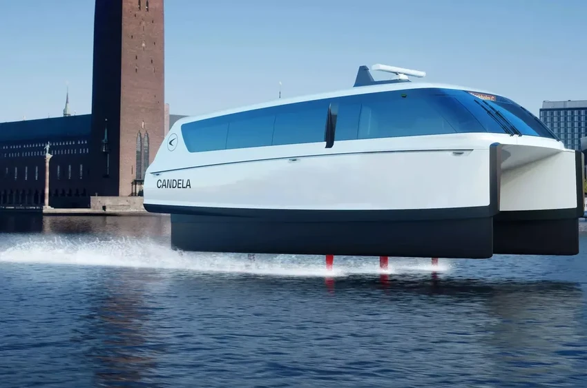 Первый в мире серийный электрический паром на подводных крыльях запустят в 2024