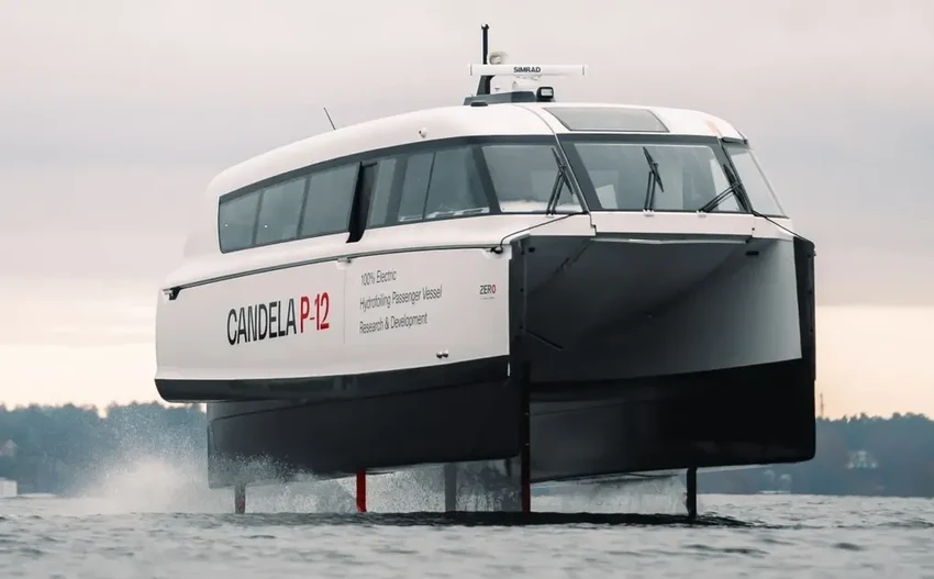 Первый в мире серийный электрический паром на подводных крыльях запустят в 2024