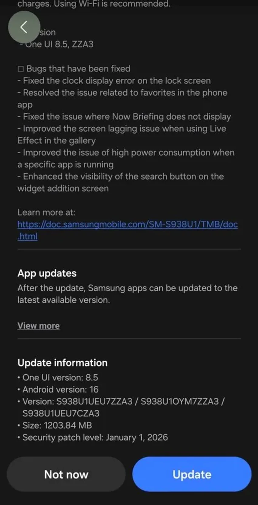 Что нового в бета-версии One UI 8.5 для Galaxy S25: обзор январских обновлений