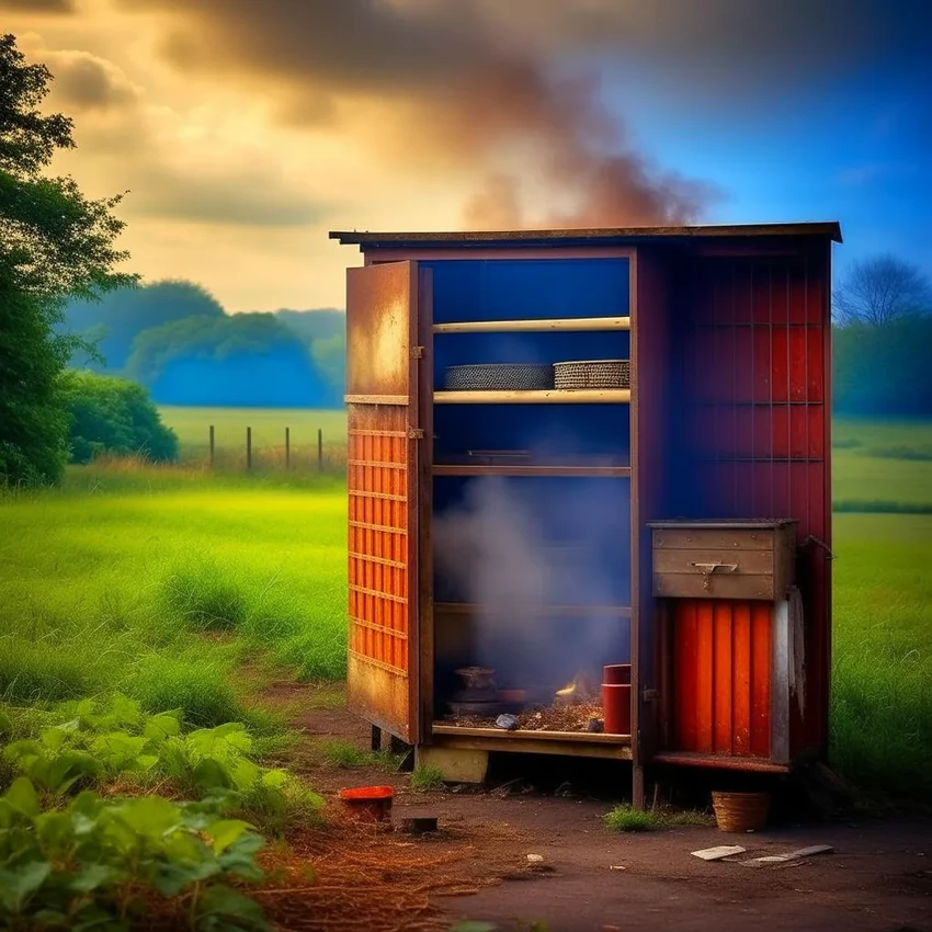 Коптильня из холодильника своими руками: горячее и холодное копчение