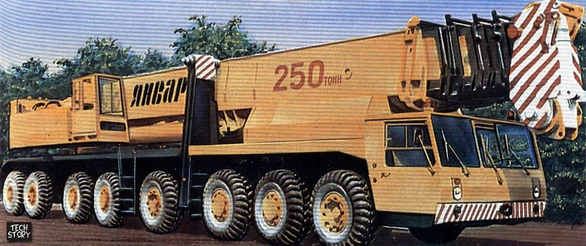 Исполины СССР: для чего создавали 250-тонные автокраны