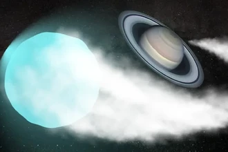 Как гравитация Сатурна вышвырнула комету в межзвёздное пространство