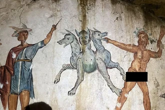 В гробнице Цербера обнаружена мумия возрастом 2000 лет