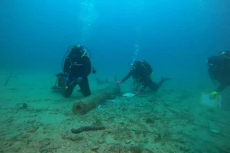 У берегов Хорватии нашли редчайшие медные трубы XVI века на затонувшем корабле