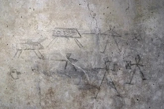 Детские рисунки гладиаторов: что нашли в Помпеях