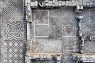 В Турции раскопали огромную римскую виллу с уникальной мозаикой