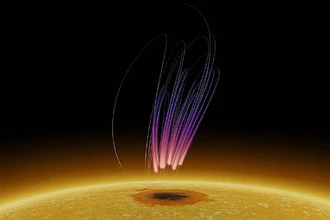 Учёные зафиксировали феномен, похожий на полярное сияние, на поверхности Солнца