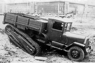 Почему в СССР выбрали полугусеничные вездеходы? История ЗиС-32 и ЗиС-42