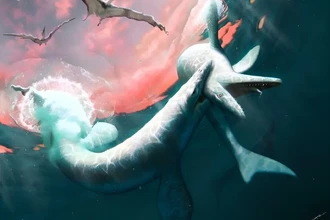 В океане мелового периода: найден мозазавр Ёрмунганд с грозными бровями