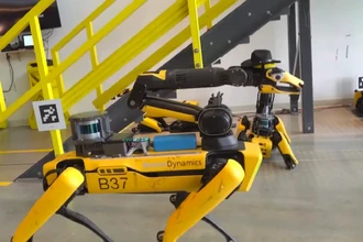 Робот-собака Spot от Boston Dynamics стала экскурсоводом в музее