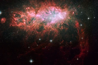 Астрономы увидели, как коллапс облака «выталкивает» новорождённую звезду